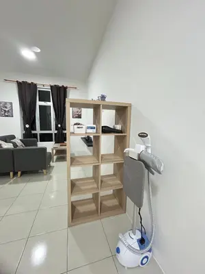 a room with a blow dryer on a tile floor at CT Hillcrest Loft Ipoh in Ipoh
