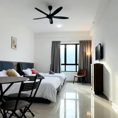 Studio 2bed4pax KekLokSi View