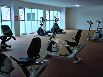 a gym with several exercise bikes in a room at b08 The Anderson Ipoh Family Stay 2BR in Ipoh