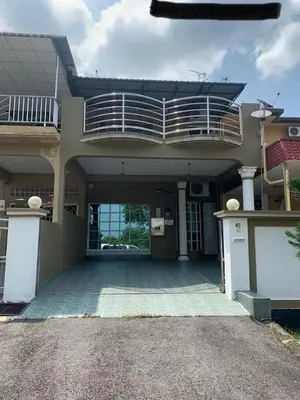 a large house with a balcony on top of it at Thind's Place in Kamunting