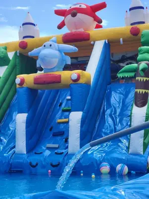 a water slide at a water park at Dirgahayu Homestay III Serindit in Kulim