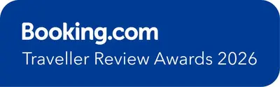 a blue sign that says boatingcom traveler review awards at RZHOMESTAy in Gua Musang