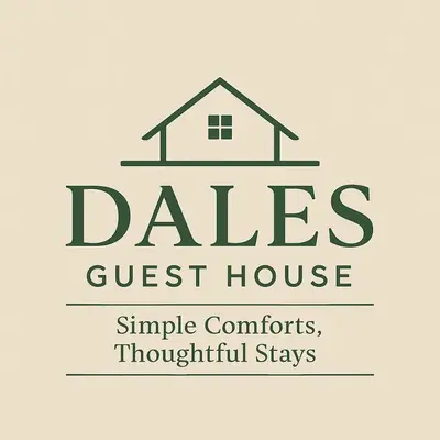 a house logo with the words dales guest house at Dales Guest House in Perai