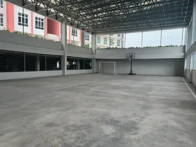 an empty basketball court with a hoop in a building at Stay at Anderson Condo1615 Ipoh Town in Ipoh
