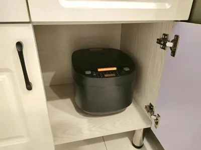 a trash can in the corner of a cabinet at #MyHillsideHideaway at Quintet, Cameron Highlands in Tanah Rata