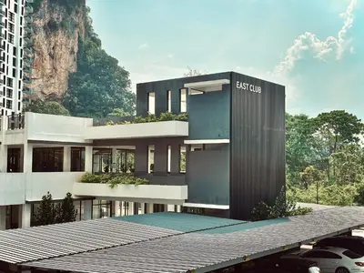 a building with a sign that reads best city at The Cove Hillside Residence Ipoh by PLY Home in Ipoh