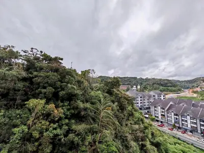 an aerial view of a city with trees and buildings at DawnBlue Cameron Highlands in Brinchang