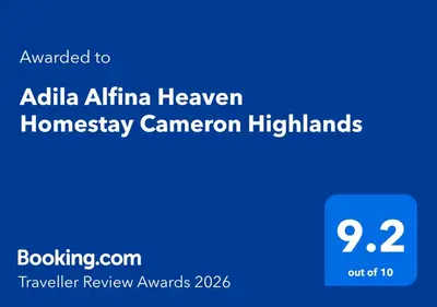 a screenshot of a phone screen with theania alifa hawker honey cameron at Adila Alfina Heaven Homestay Cameron Highlands in Tanah Rata