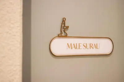 a sign that readsmake sunu hanging on a door at 22 Macalisterz Premium Suites Penang by BYON in George Town