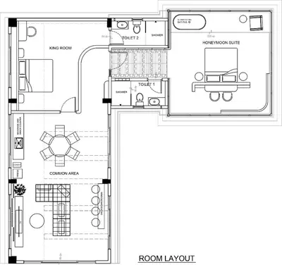 a floor plan of a house at Room 11 by 10 Mentigi in Tanah Rata