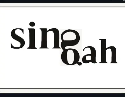 a sign that says sing aah with the text at Singah in Bukit Mertajam