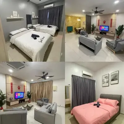 Pangkor Villa 16 Homestay 4Rooms 3Bathroom Free WIFI & Karaoke