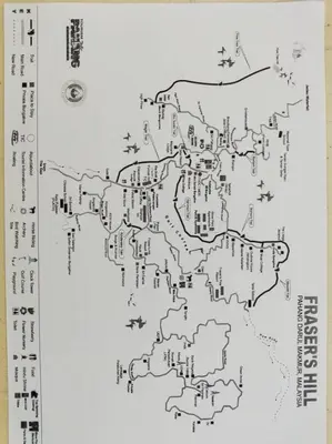 a black and white map of theilippines at B661 SilverparkResort -walk up in Bukit Fraser