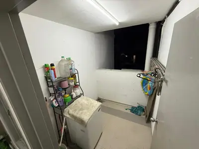 a small bathroom with a toilet in a room at HSL Homestay Meru in Ipoh
