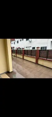 a view of a hallway of a building at Satis Homestay in Taiping
