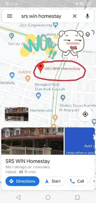 a screenshot of the sbs with homogeneity homepage at SRS WIN Homestay BPJ in Sungai Petani