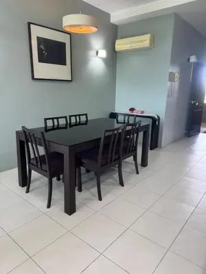a dining room with a table and chairs at 2Bedroom Condo at Cinta Sayang Resort in Sungai Petani