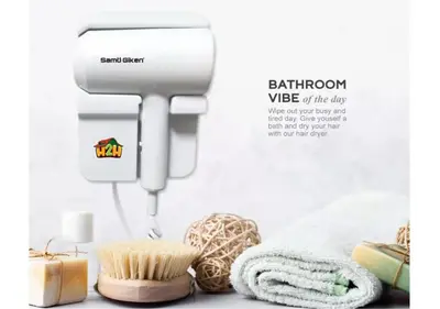 a poster of a bathroom with soap and towels at H2H - Welcome Home - Majestic Ipoh - 5pax in Ipoh