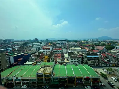 a view of a city with buildings at IPOH The Majestic Ipoh Town View Fully Air-Con Home in Ipoh
