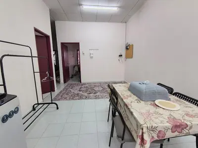 a hospital room with a bed in a room at Nariz Homestay Kuala Ketil in Kuala Ketil
