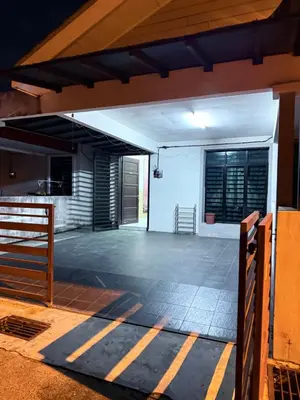 an open door of a house with a porch at Seri Pinggiran HOMESTAY Bertam Perdana in Kepala Batas