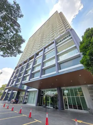 a building with orange cones in front of it at ICC Premium Executive Suite - Ipoh in Ipoh