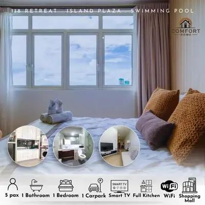 118 Island Plaza Seaview Family Suite 5Pax 1Carpark