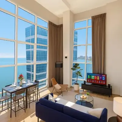 【SeaView】High Floor 2BR Duplex SeaFront-Town 21