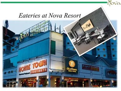 a rendering of a building with a restaurant at Cameron Nova Highlands Resort VIII in Brinchang