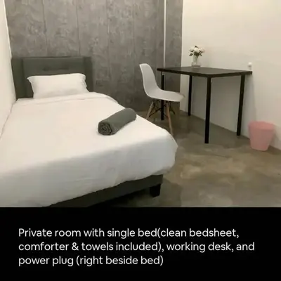 Bukit Mertajam 1 pax Salesman 5pm to 8am Room