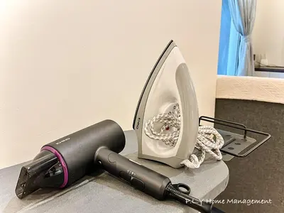 a hair dryer sitting on top of a counter at Kampung Paloh Residence Ipoh Town in Ipoh