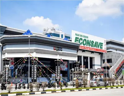 a store front of a building with a sign at Piccadilly Greentown Premium Suites by IWH Suites in Ipoh