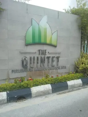 a sign for the guiltential melbourne melbourne gardenlevardianeianeiane at THE QUINTET BY D Atas Bukit Antarium in Tanah Rata