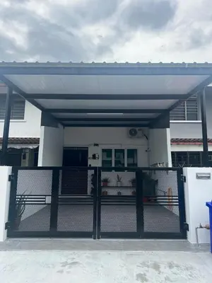 a building with a gate in front of it at Casa for 8 ipoh Central Pet Allowed in Ipoh