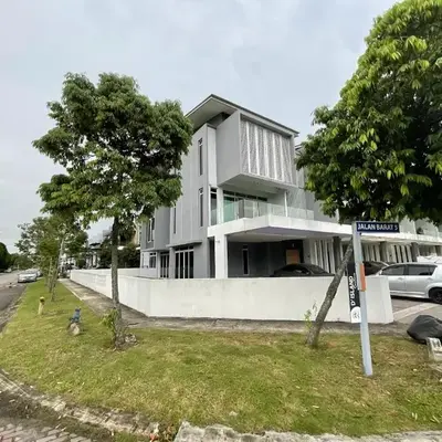 Lakeside house