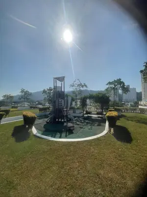 a park with a light on top of it at The Landmark By Pearl Heritage Homestay & Guest House in Tanjong Tokong