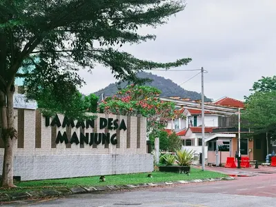 a sign for a mananaanaanaanaanaanaanaanaanaanaana at Manjung Cozy Stay in Seri Manjung