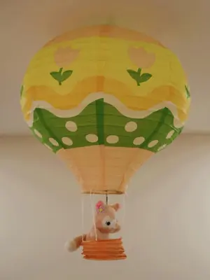 a teddy bear is hanging from a hot air balloon at Kidello Home Ipoh Indoor Private Playground in Ipoh