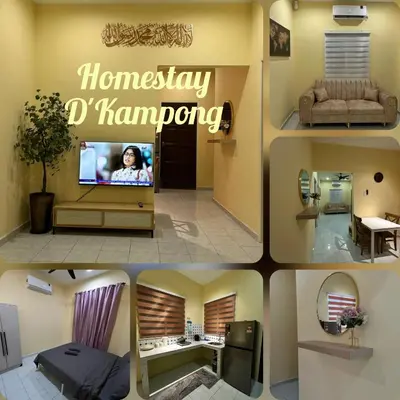 a collage of pictures at Homestay D'Kampong in Teluk Intan