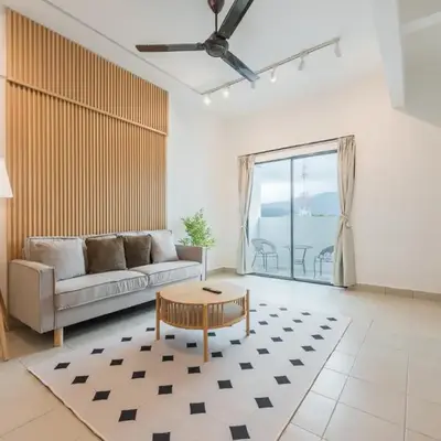 Serene Muji Family Retreat 2-7 pax with Comfortable Living Space