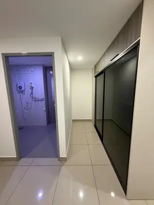 an empty room with a toilet in a bathroom at B-Ulike-HomeStay-3Room-TheVenus in Sitiawan