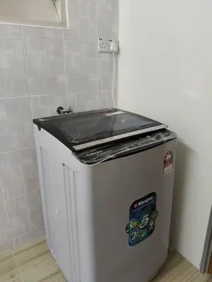 a small refrigerator with a lid on top of it at Warmy 4 Bedrooms Double Storey Homestay, Few mins to Town, by MR HOMESTAY in Teluk Intan