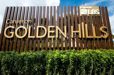 a sign for the canadian coles coliseum at DreamScape Apartment @ Golden Hill in Cameron Highlands