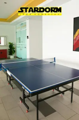 a ping pong table in a room at Ipoh City Center Stardorm Ipoh Homestay in Ipoh