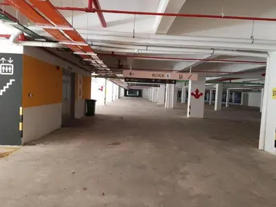 an empty hallway of an empty parking garage at Astana Barrington Square Goldenhills Pasar Malam Cameron Highlands in Cameron Highlands