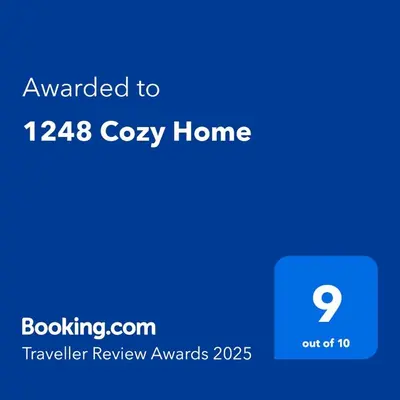 a screenshot of a phone with the text awarded cozy home at 1248 Cozy Home in Ipoh
