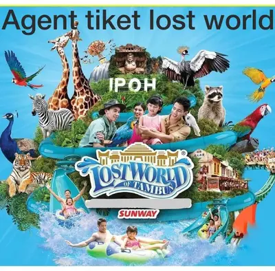 a poster for a recent tiki lost world movie at Eira Homestay Lost World Of Tambun M uslim only in Ipoh