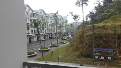 a view of a street from a building at NAZMI & LINDA CAMERON HOMESTAY in Cameron Highlands
