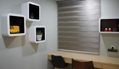 a room with chairs and a window with a radiator at H2H - Reunion House @ Majestic Ipoh \u5bb6\u597d\u6708\u5706 in Ipoh