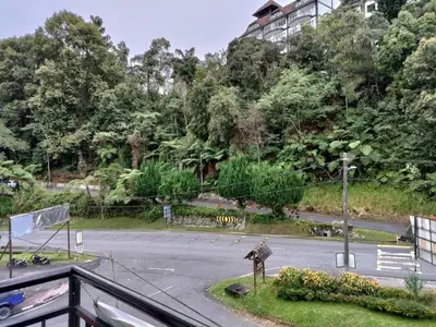 a view of a street from a balcony at Ar Rayyan Apartments Prima Villa 3D8 in Cameron Highlands